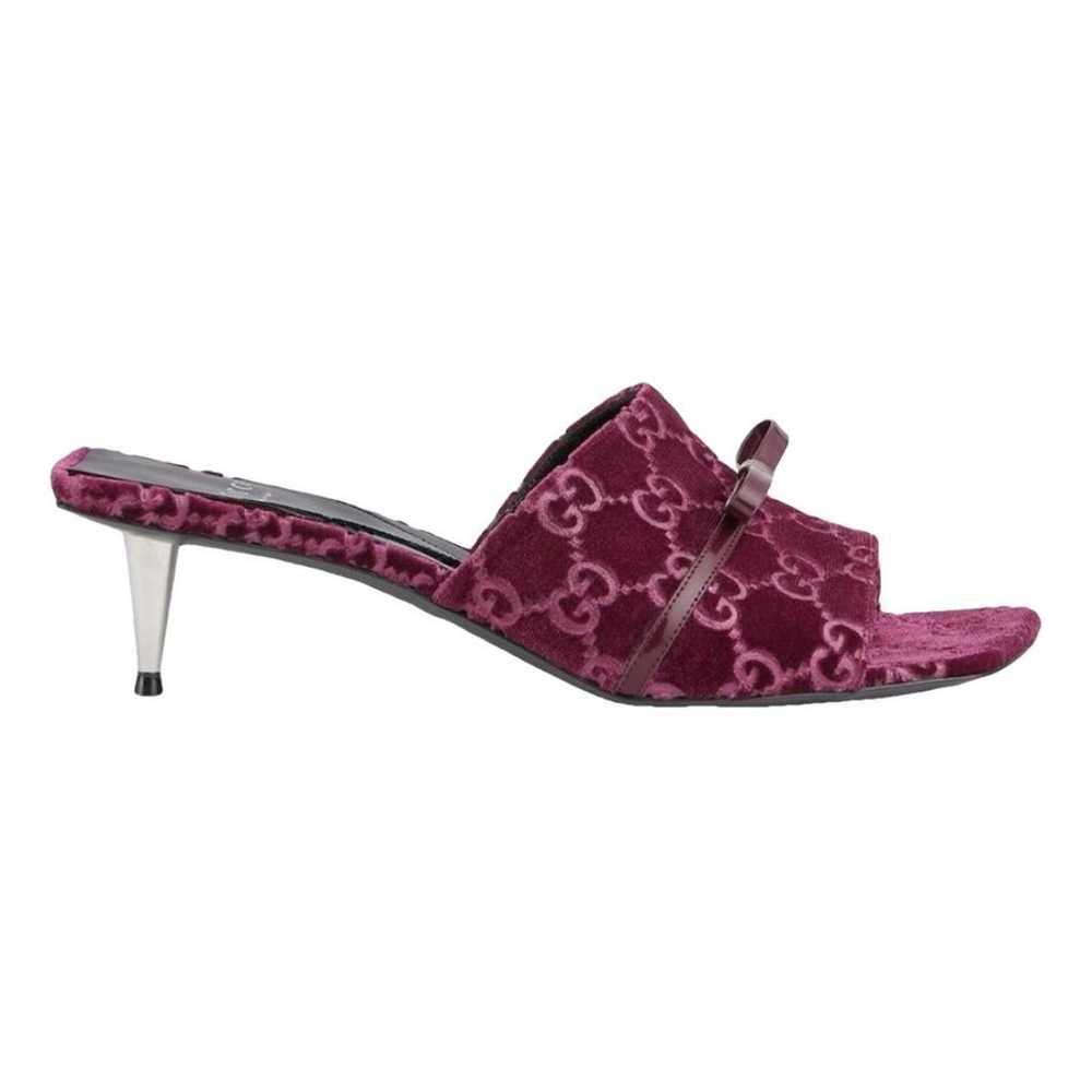 Gucci Velvet sandal - image 1