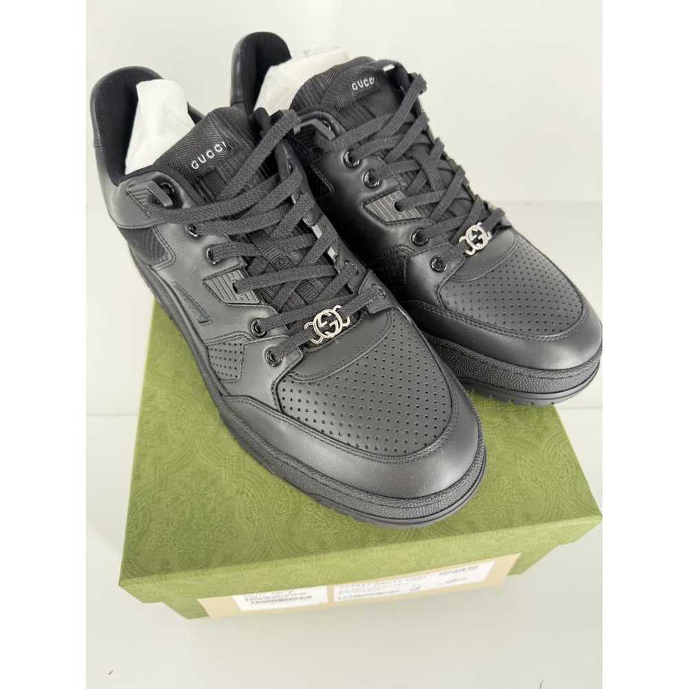 Gucci Leather low trainers - image 2