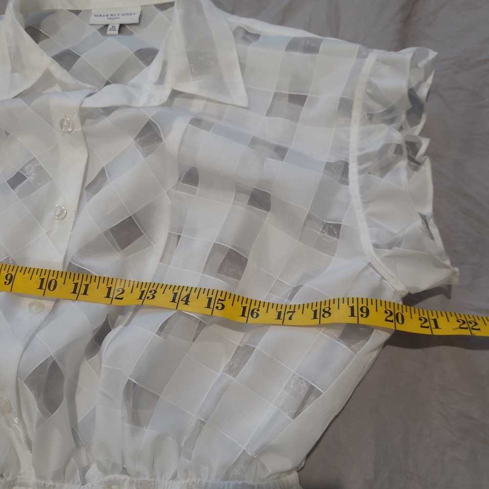 Waverly Grey the Colleen Top women SZ M Semi shee… - image 10