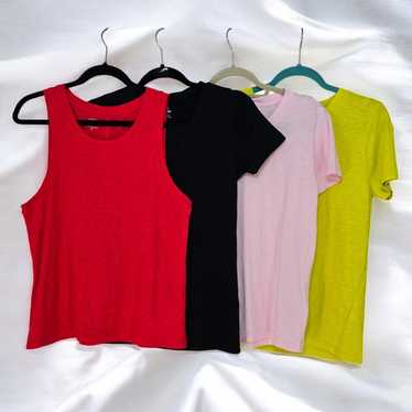 J.Crew T-Srirt Lot 4 pc Woman Girlfriend Red Tank 