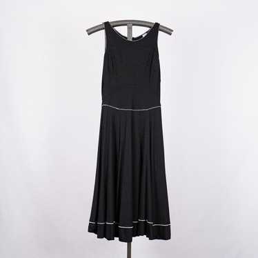 Peruvian Connection Black Sleeveless Dress SMALL P