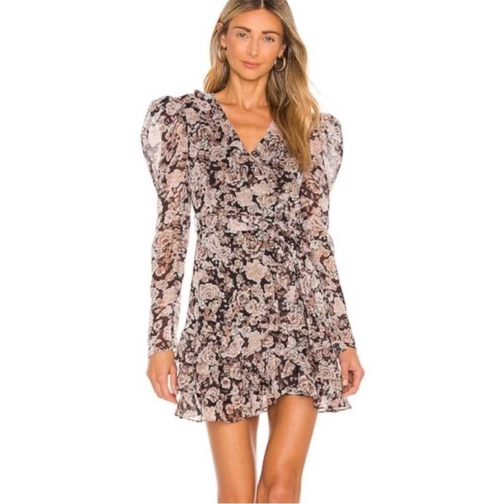 Bardot Winona Dress Vintage Floral Ruffle Chiffon… - image 2