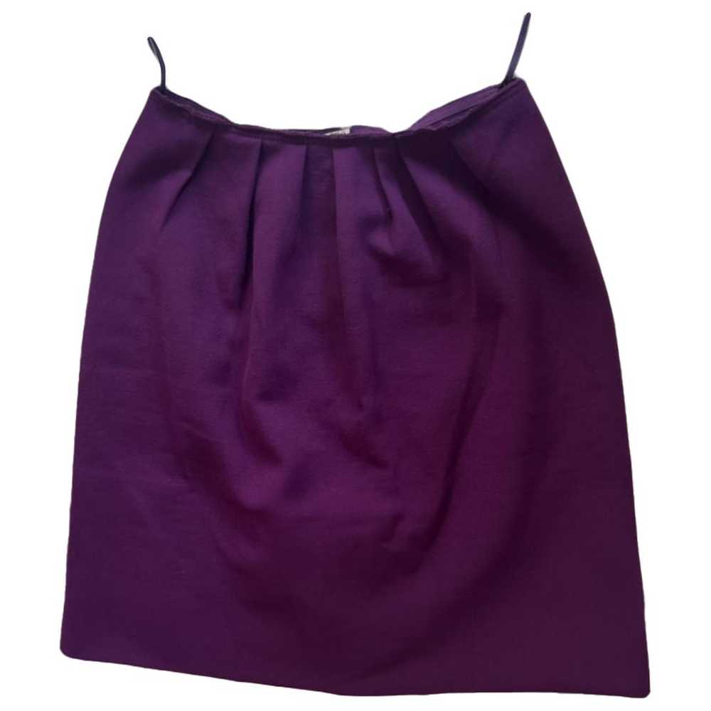 Miu Miu Wool mid-length skirt - image 1