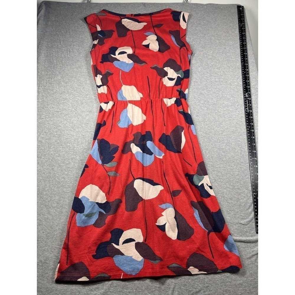 Boden Blackberry Red Poppy Dress Womens 4R - image 7