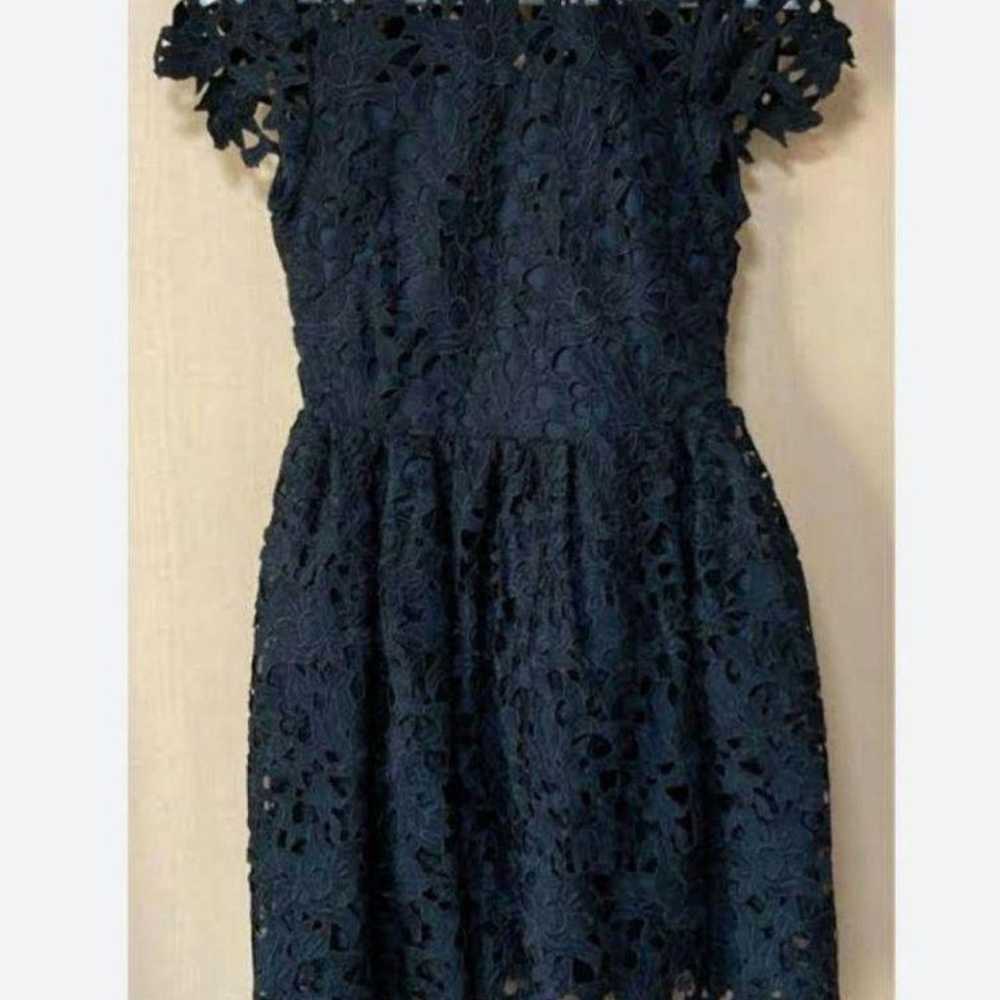 Riribrown Lace Short Sleeve Dress Black - image 7