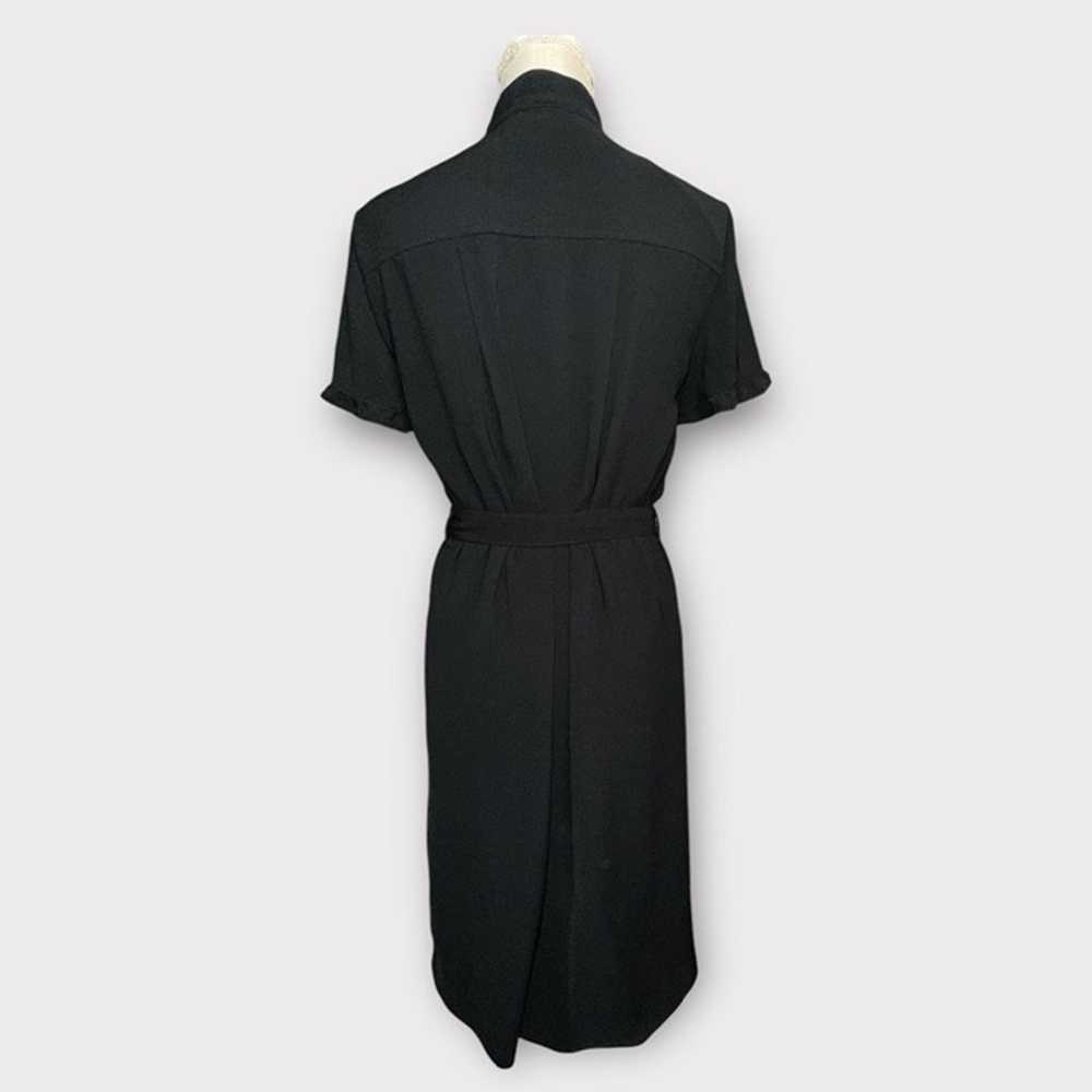 Tahari Arthur S Levine Dress Womens 8 Black Jerse… - image 4