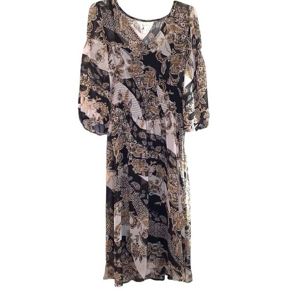 Anthropologie Fig and Flower Midi Dress EUC - image 1