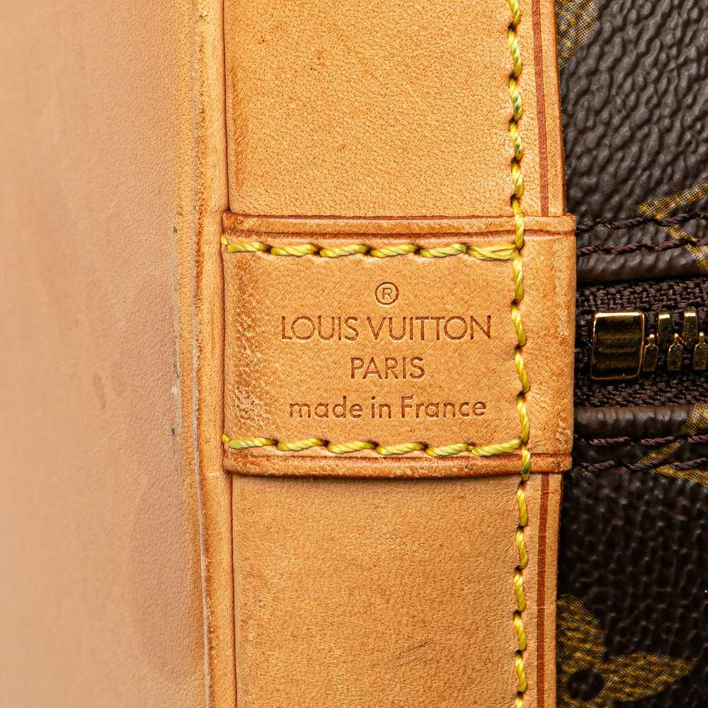 Brown Louis Vuitton Monogram Alma PM Handbag - image 5