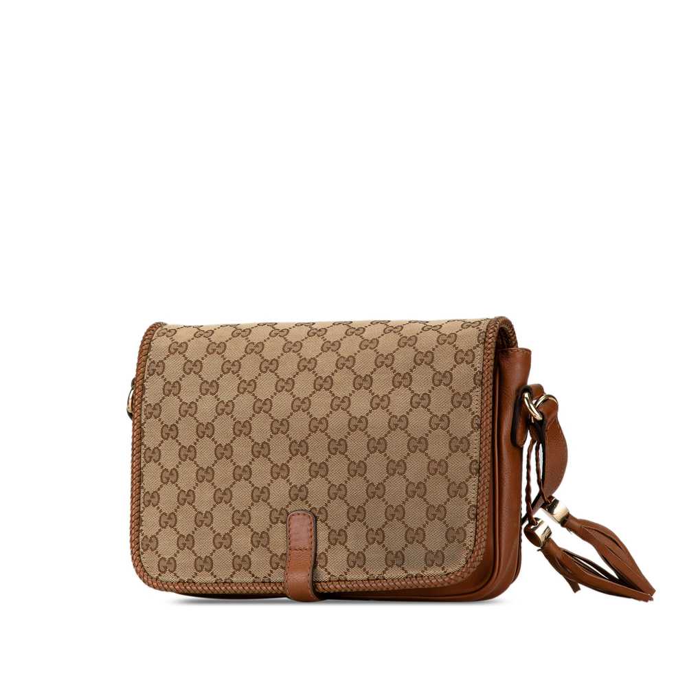 Brown Gucci GG Canvas Marrakech Crossbody - image 2