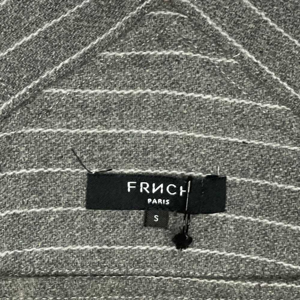 NEW Frnch Gray White Stripe Overall Jumper Mini D… - image 3