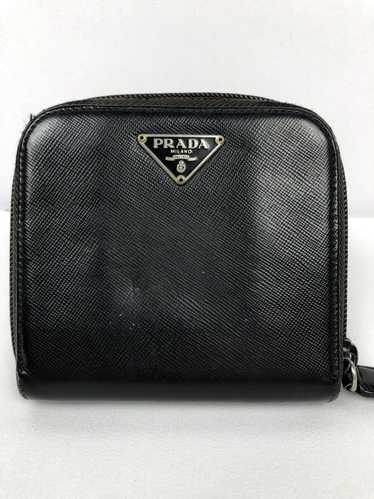 Prada Prada tessuto nero leather zippy wallet - image 1