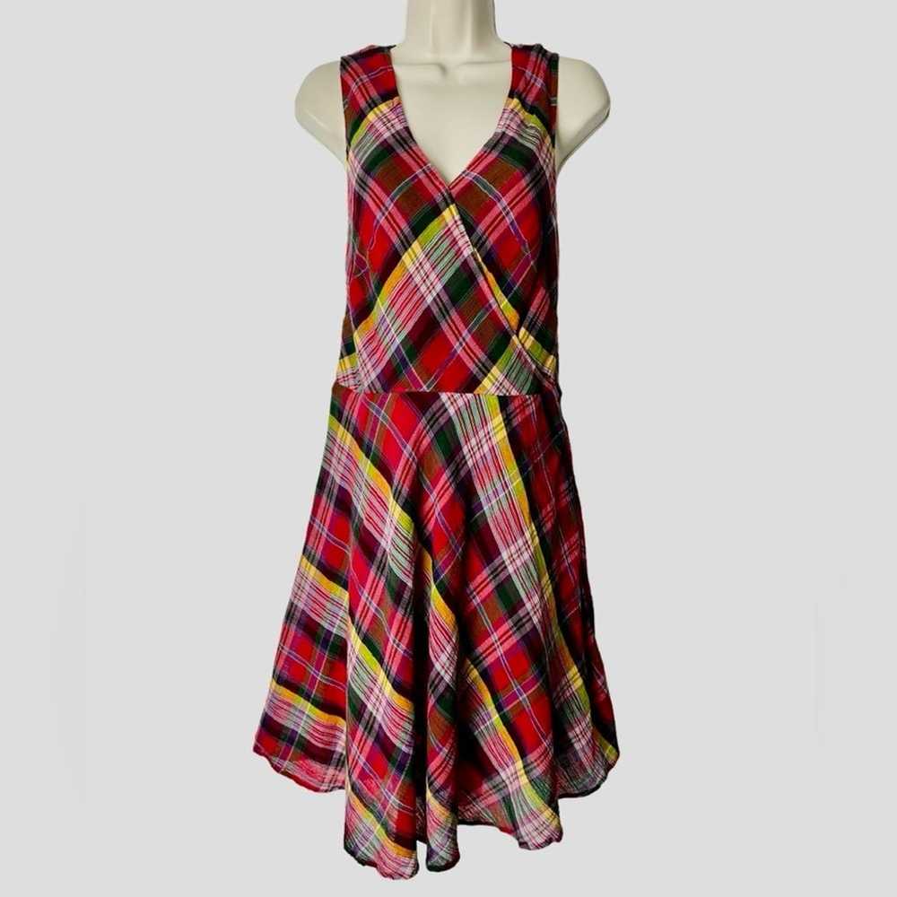 Lauren Ralph Lauren Black Label Tartan Plaid Crin… - image 10