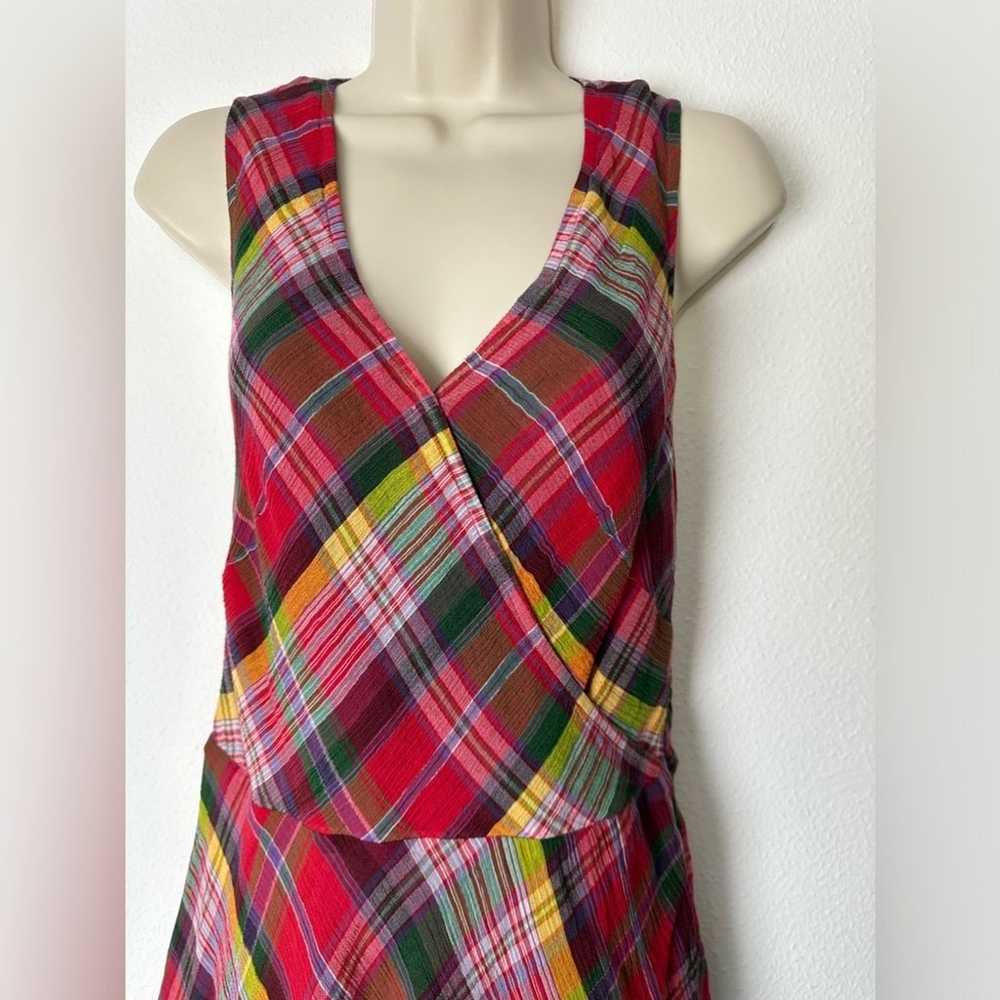 Lauren Ralph Lauren Black Label Tartan Plaid Crin… - image 3