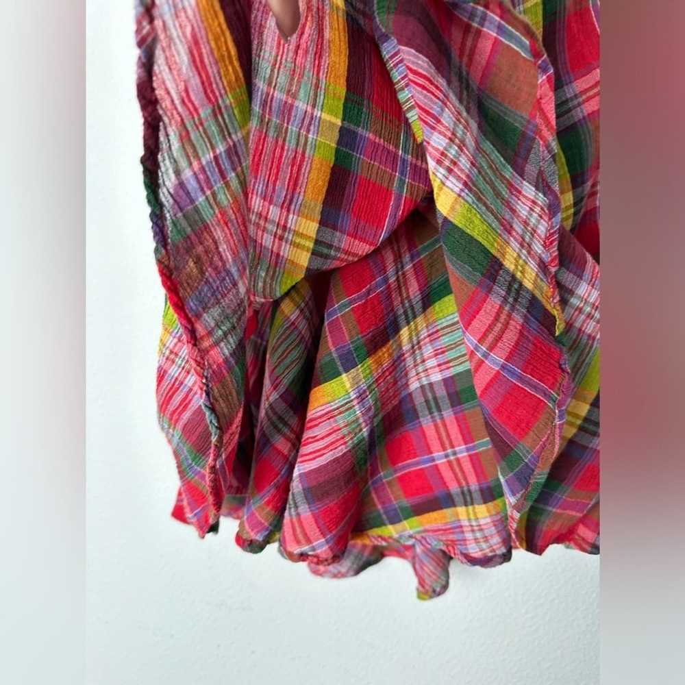 Lauren Ralph Lauren Black Label Tartan Plaid Crin… - image 5