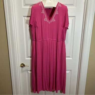 Lane Bryant Bright Pink Dress