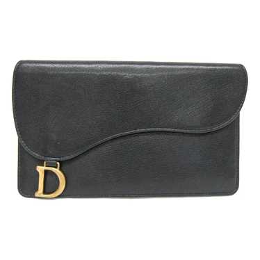 Dior Saddle leather clutch bag - image 1