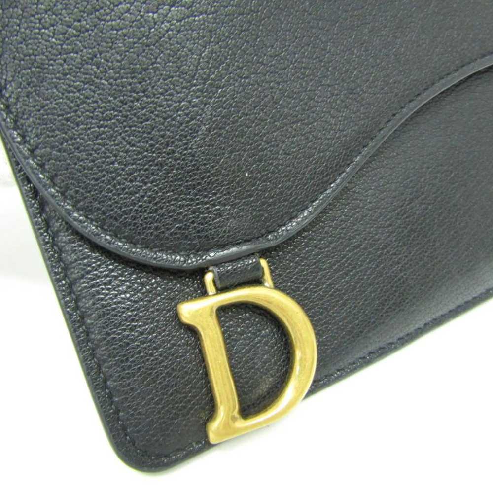 Dior Saddle leather clutch bag - image 6