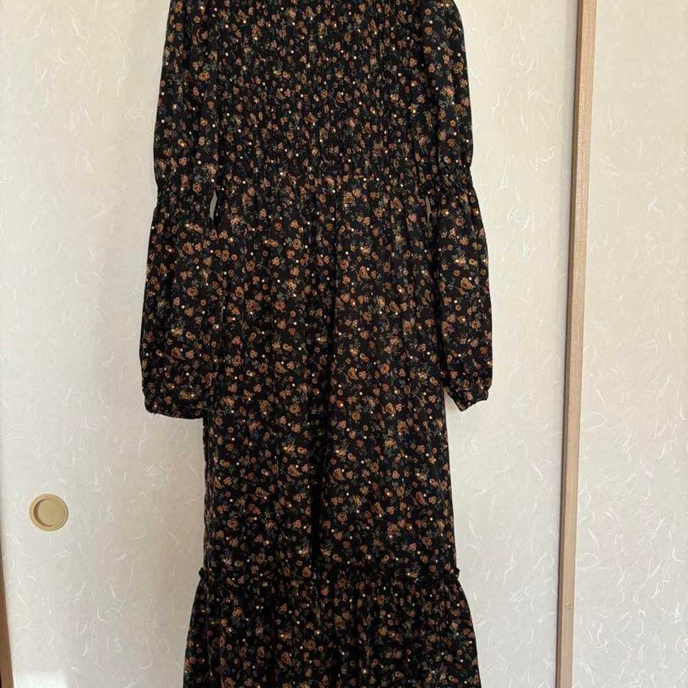 MOUSSY Floral Long Dress Size 2 - image 1