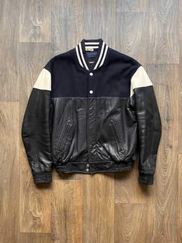 Phenomenon AW12 Hybrid Varsity Leather Jacket