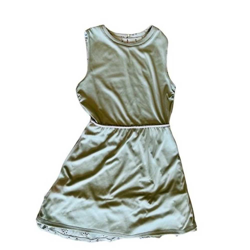 As U Wish Green Sleeveless Eyelet Prairie Ruffle … - image 7