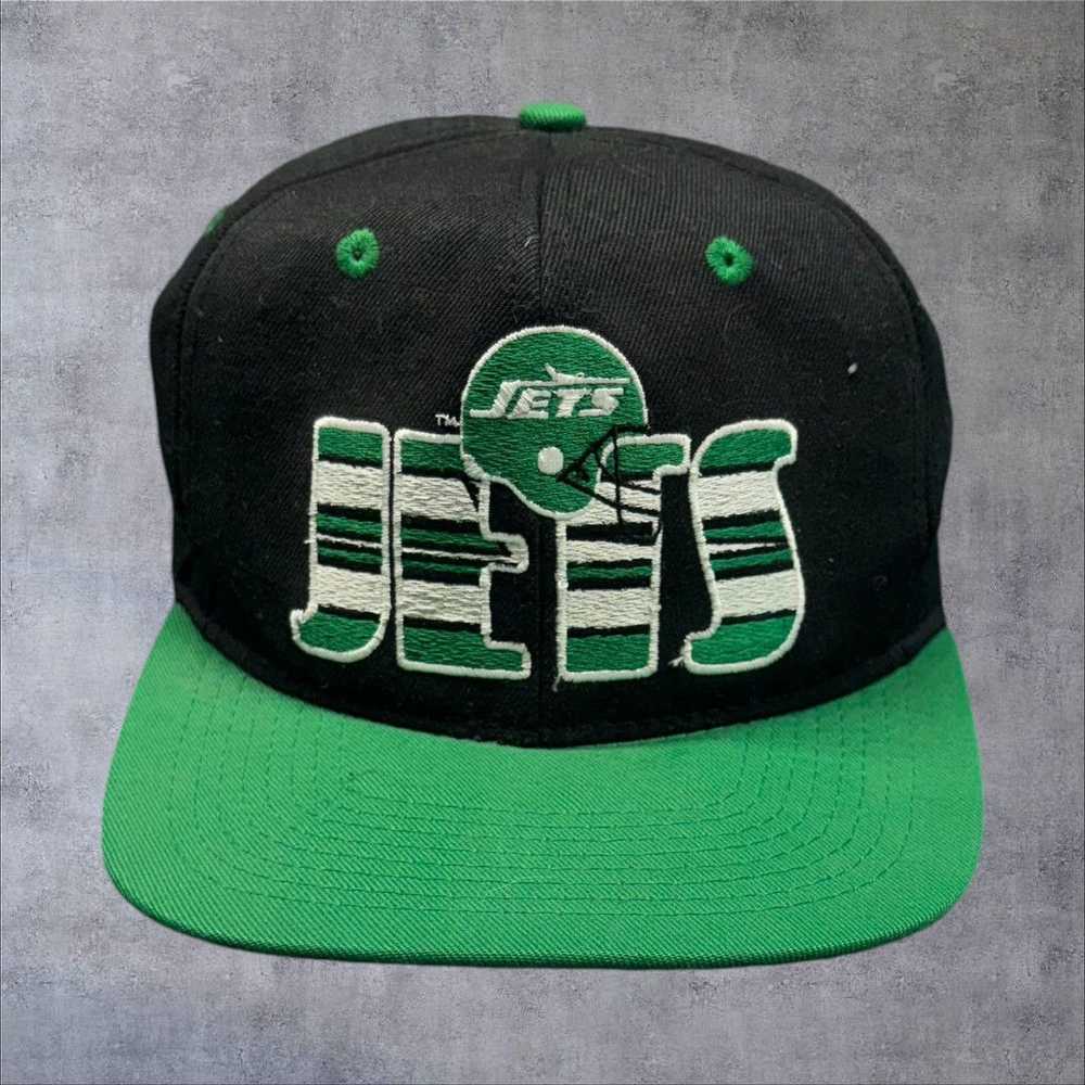 Vintage Vintage New York Jets Snapback Hat - image 1