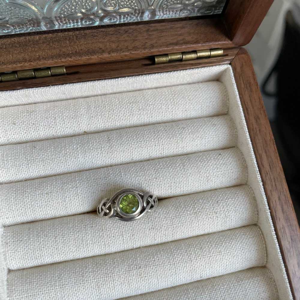 Vintage Peridot Ring - image 2