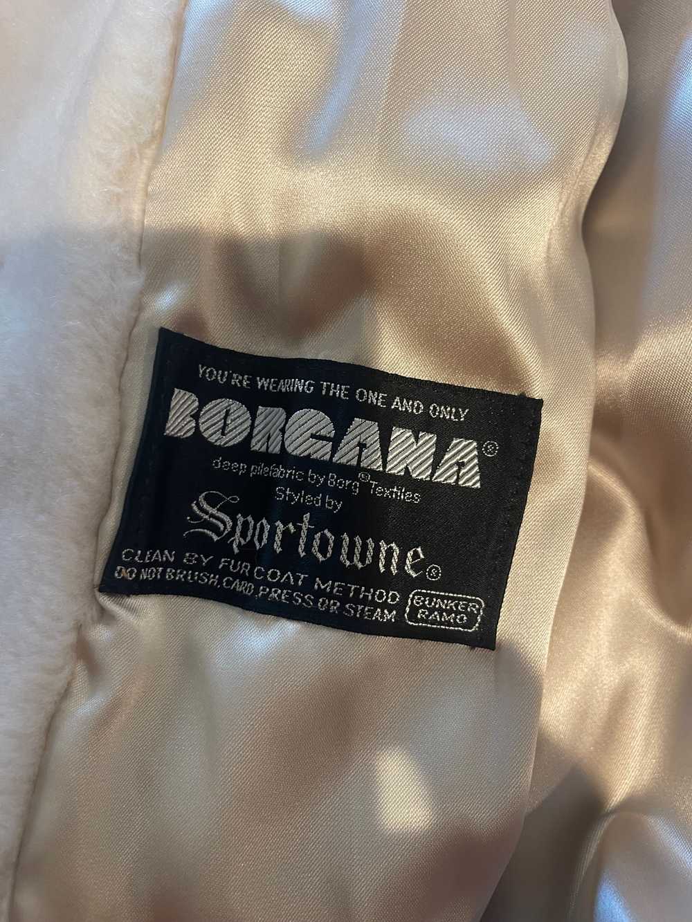 Borgana Vintage White Fur Coat - image 6