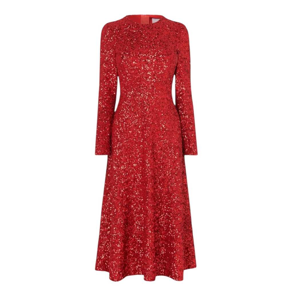 LK Bennett Red Sparkly Dress - 10 - NEW - image 2