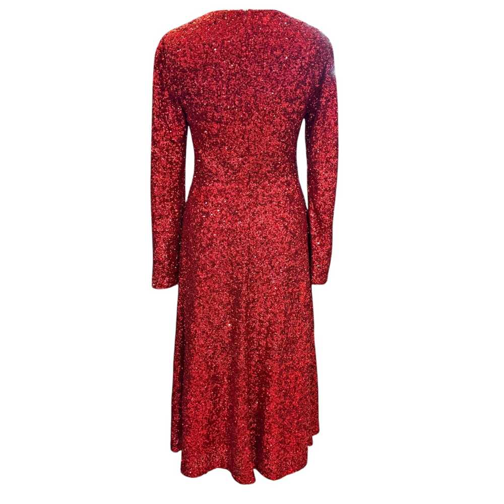 LK Bennett Red Sparkly Dress - 10 - NEW - image 6