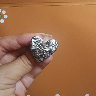 Stainless Steel Heart Ring