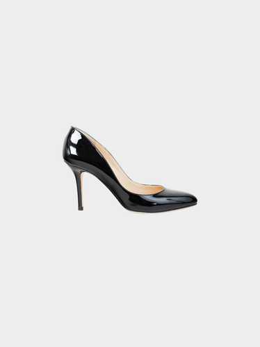 Jimmy Choo 2010s Black Patent Leather Gilbert Heel