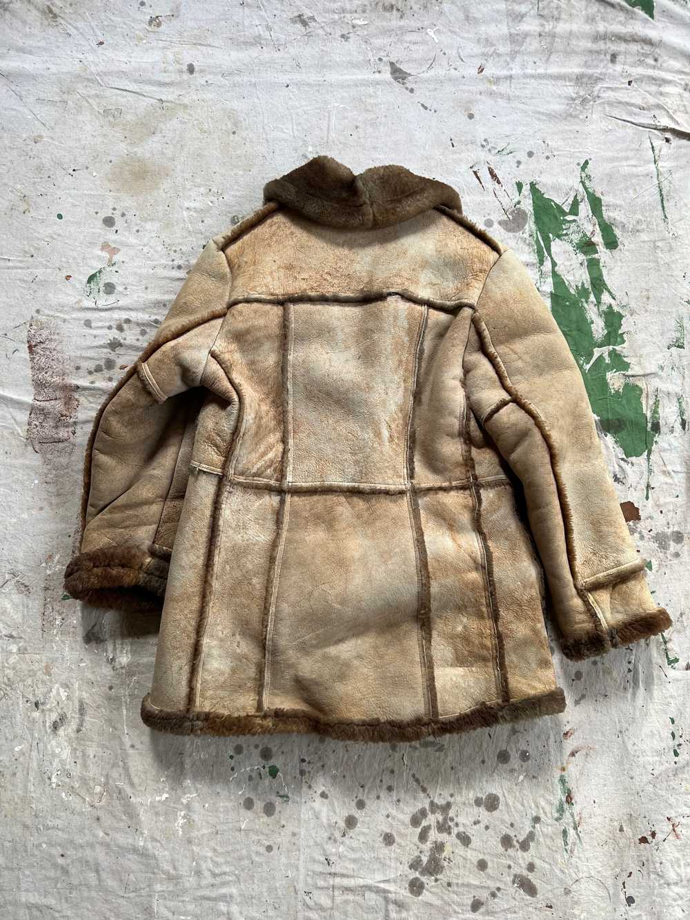 70’s suede shearling coat - image 10