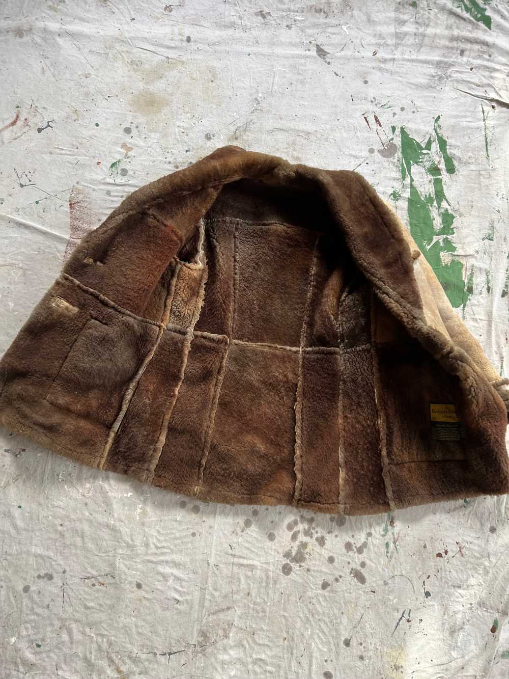 70’s suede shearling coat - image 7