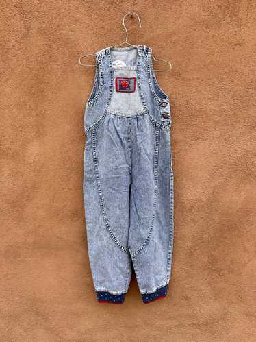 1980's Levi's Acid Wash Denim Kids Overalls