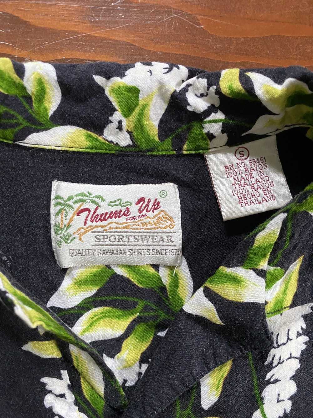 Hawaiian Shirt × Vintage Vintage 90’s Thums Up Fa… - image 7