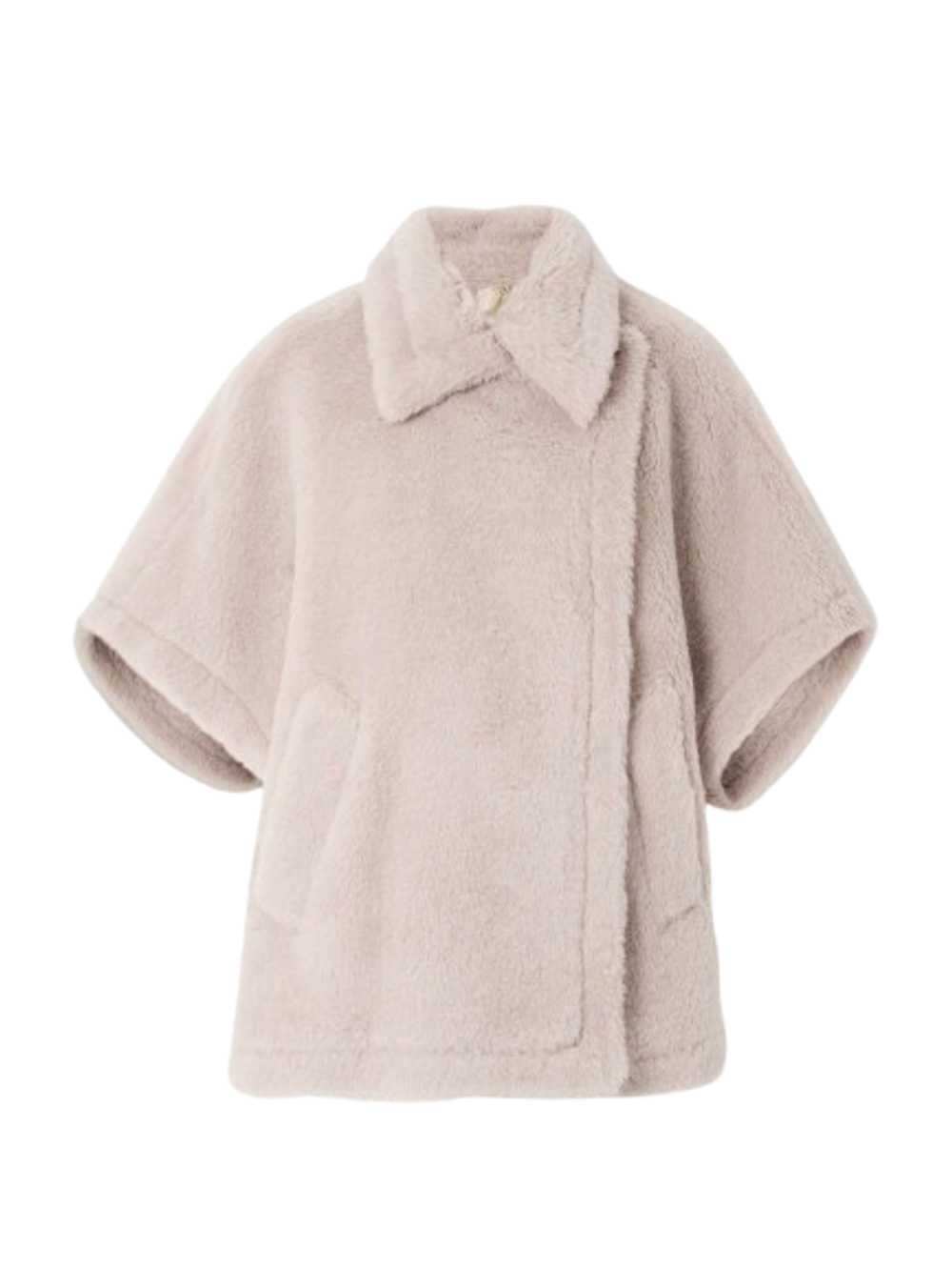 Product Details Max Mara Alpaca Blend Teddy Cape - image 1