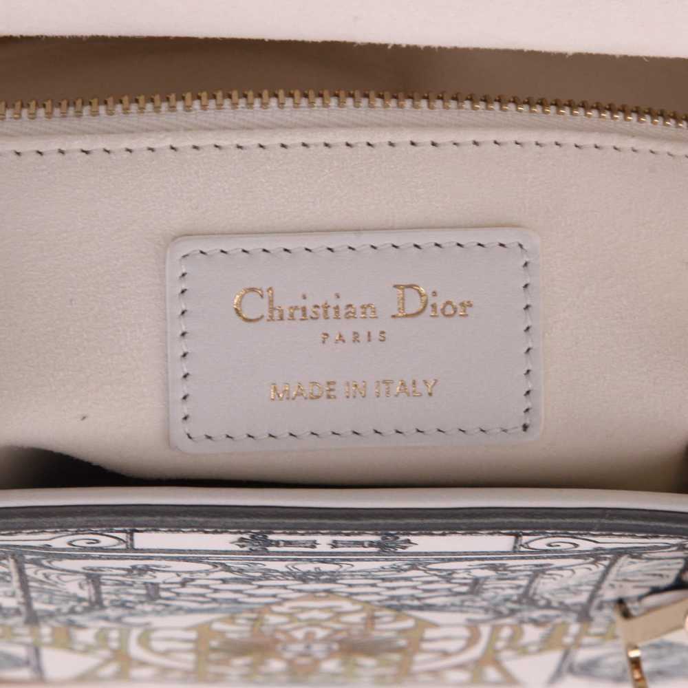 Dior Lady Dior medium model handbag in white and … - image 3