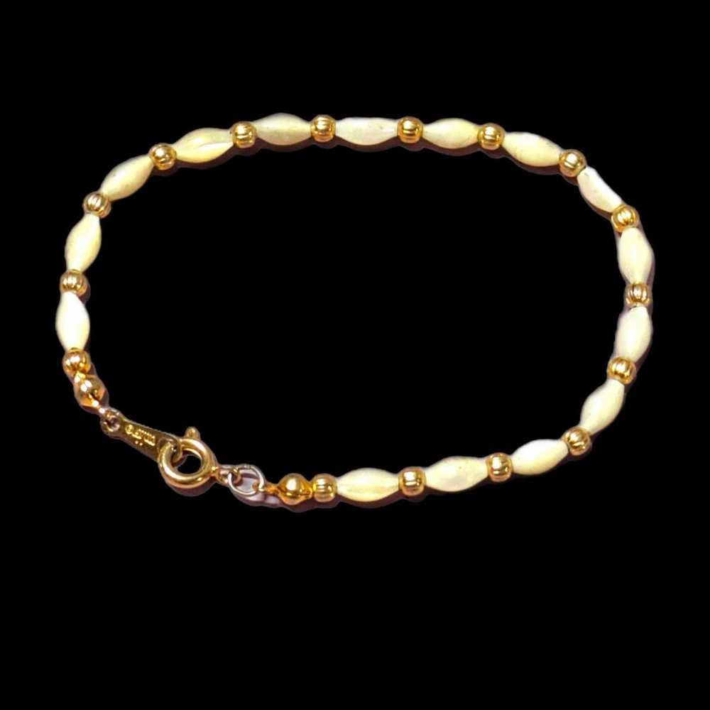 Avon Vintage Faux Opal Tennis Bracelet - image 2