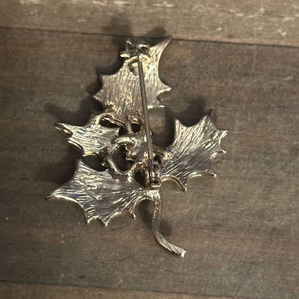 Vintage Vintage Christmas Holly leaves and berrie… - image 3