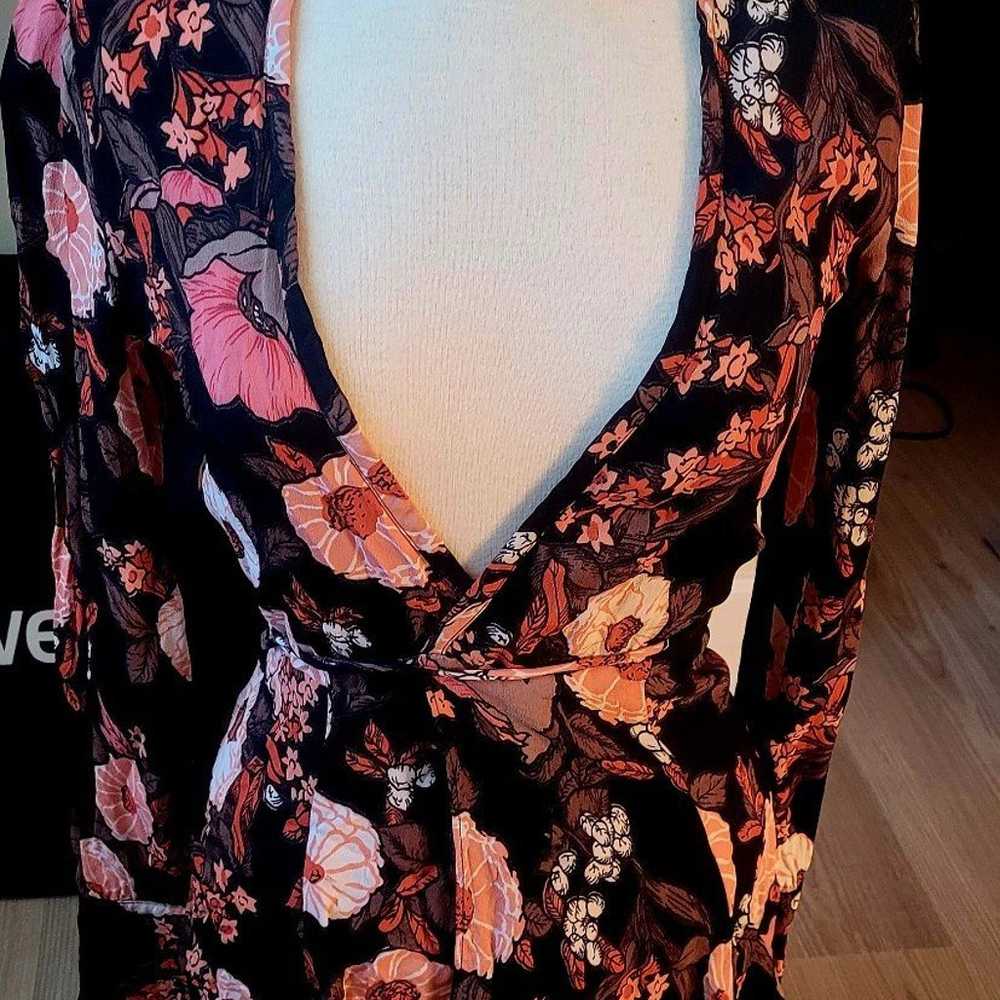 Reformation Floral Wrap Dress - image 1