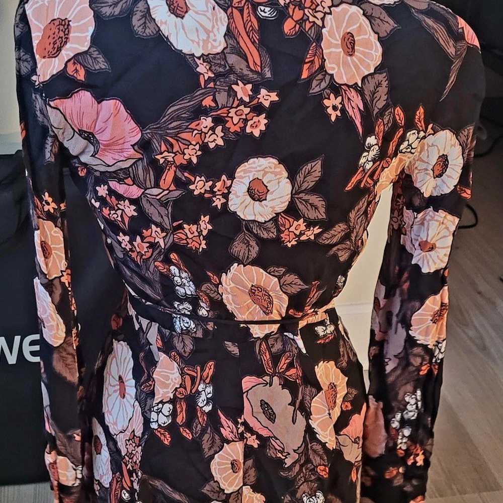 Reformation Floral Wrap Dress - image 2