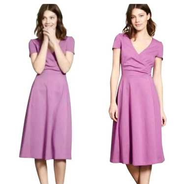 Boden Alicia Ponte Midi Dress Lilac Purple Size 8R