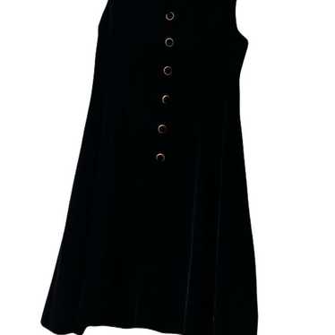 ASHILL Black Sleeveless Knee-Length Dress - image 1