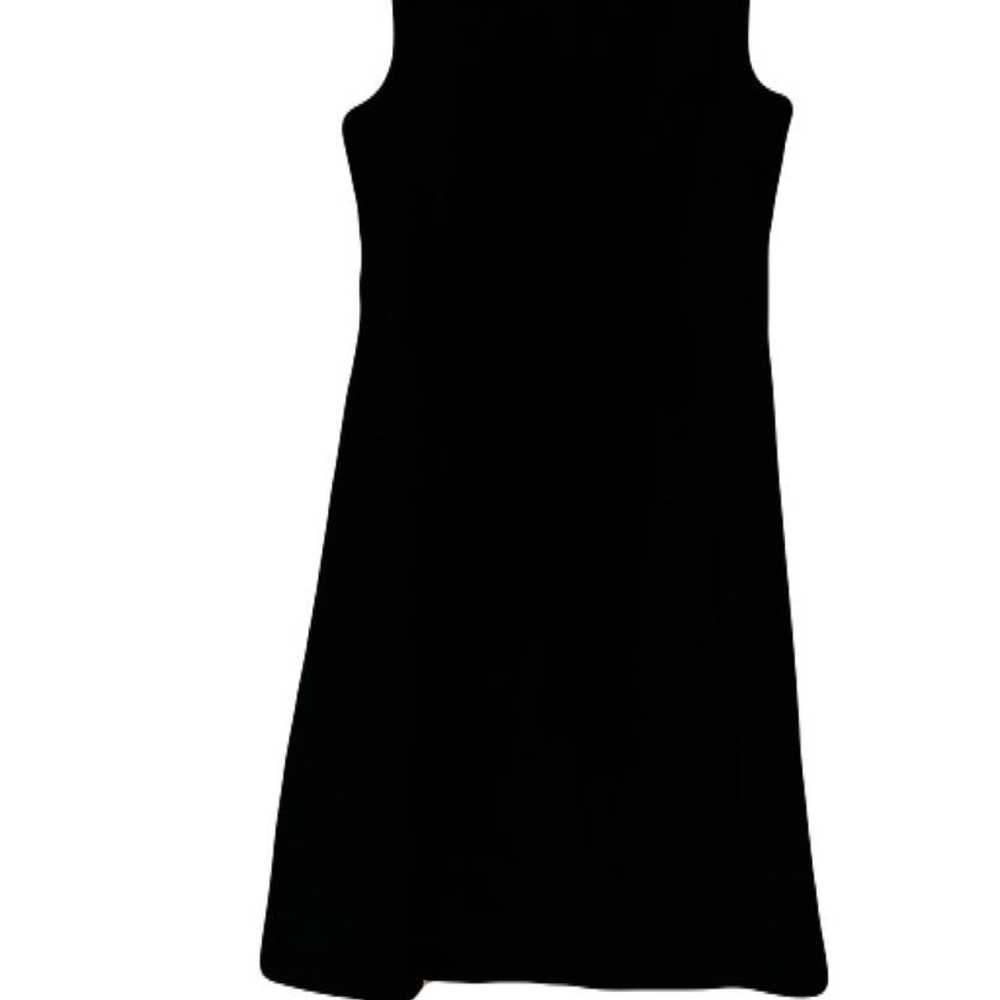 ASHILL Black Sleeveless Knee-Length Dress - image 2