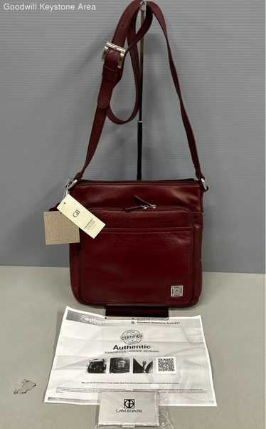 NWT Giani Bernini Wine Red Purse - Certified Authe