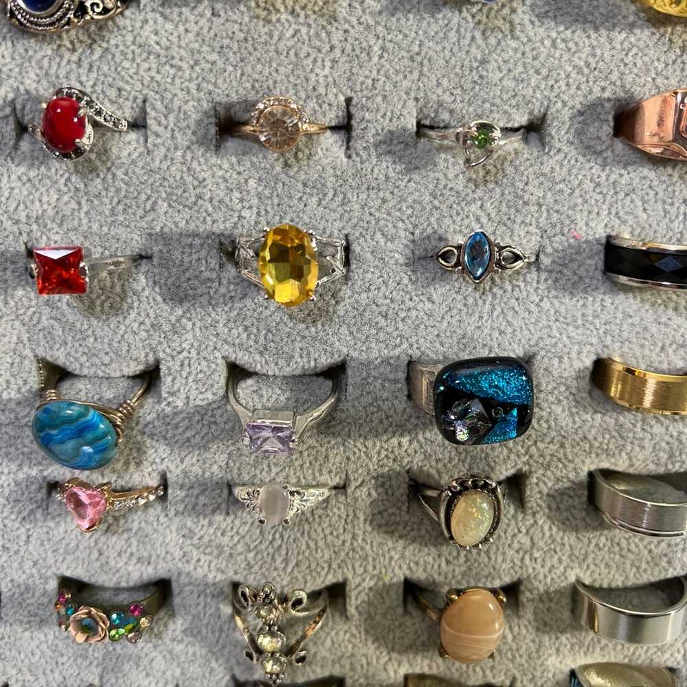 50 wholesale Ring Lot all different sizes - image 8