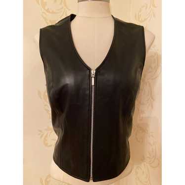 Vakko Leather top - image 1