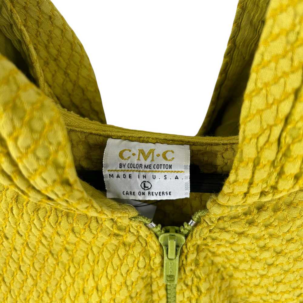 Vintage/Zip Up Hoodie/Yellow/Cotton - image 3