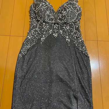 Irma M Size Cabaret Dress Gray - image 1