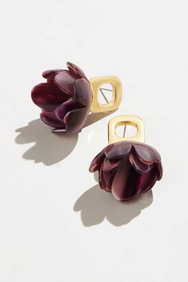 Lele Sadoughi Rose Petal Earrings